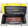 Image 1 : STANLEY TOOL BOX YELLOW AND BLACK WITH 1/2 AND