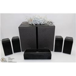 BOX OF HOME THEATER SPEAKERS
