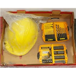 2 DEWALT SETS & NEW HARD HAT