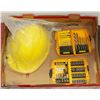Image 1 : 2 DEWALT SETS & NEW HARD HAT