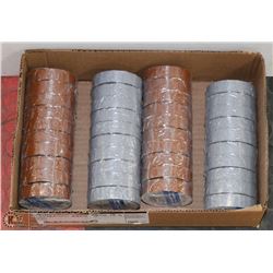 FLAT OF 40 ROLLS OF VOLTRON ELECTRICAL TAPE