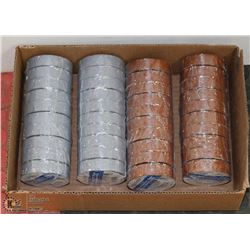 FLAT OF 40 ROLLS OF VOLTRON ELECTRICAL TAPE