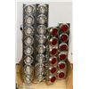 Image 1 : LOT OF 4 COMMERCIAL USE LIGHTS, RED AND WHITE