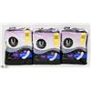 Image 1 : 3 PACKS OF KOTEX OVERNIGHT SECURITY MAXI PADS