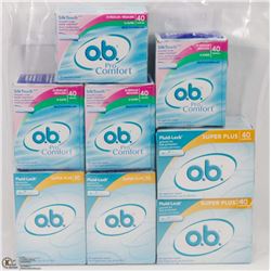 BAG OF ASSORTED OB TAMPONS