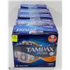 Image 1 : 5 BOXES OF TAMPAX PEARL TAMPONS