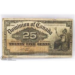 1900 CANADIAN SHINPLASTER