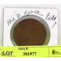 1927 BRITISH LARGE PENNY