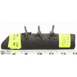 3 ARCHERY HUNTING ARROWHEADS “VERY SHARP”