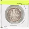 Image 1 : CANADIAN 1965 -50 CENT SILVER PIECE