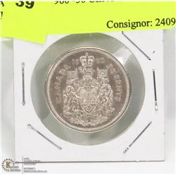 CANADIAN 1960 -50 CENT SILVER PIECE