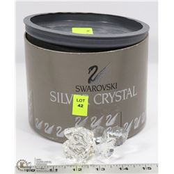 SWAROVSKI CRYSTAL ROSE WITH BOX