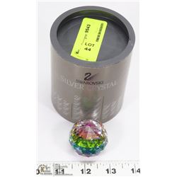SWAROVSKI  RAINBOW CRYSTAL BALL WITH BOX