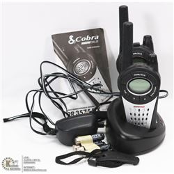 COBRA MICRO TALK WALKIE TALKIE SET WITH CHARGER