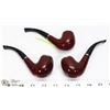 Image 1 : 3 UNUSED  TOBACCO PIPES.