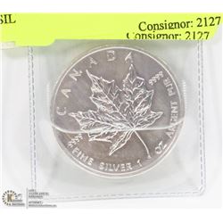MAPLE LEAF 1 TROY OUNCE .999 SILVER
