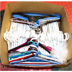 LARGE BOX OF HANGERS - HOUSEHOLD
