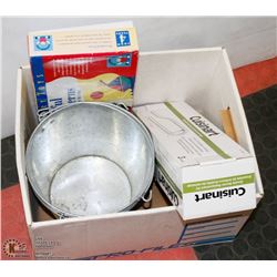 BOX W/3 BEER BUCKETS, DISCOVERY TOYS, CUISINART