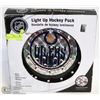 Image 1 : NEW NHL OILERS LIGHT UP HOCKEY PUCK -