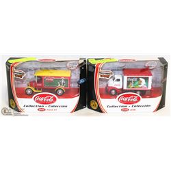 SET OF 2 NEW COCA COLA MATCHBOX COLLECTIBLES -