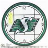 Image 1 : SASKATCHEWAN ROUGHRIDERS CLOCK
