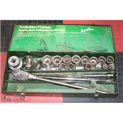 HEAVY DUTY 1" SOCKET SET