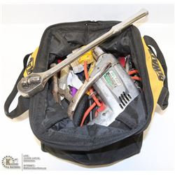 DEWALT TOOL BAG FILLED W/ TOOLS