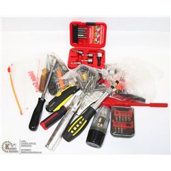 BOX WITH TOOLS AND ETC