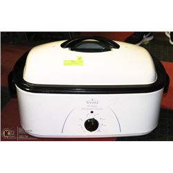 RIVAL ROASTER WITH 3 WELL BUFFET SERVER