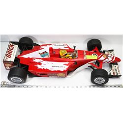 FIERY RED SWIFT RACING CAR.