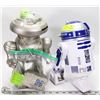 Image 1 : 2 ROBOTS - R2D2 & DISC SHOOTING ROBOT WITH DISCS&