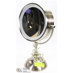 ELECTRIC MAGNIFYING MIRROR 16" TALL.