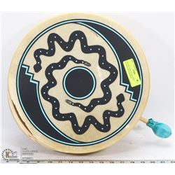 ALL ONE TRIBE SIGNED FIRST NATIONS DRUM & DRUM