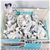 Image 1 : 10PC BLUE & WHITE FIGURINES.