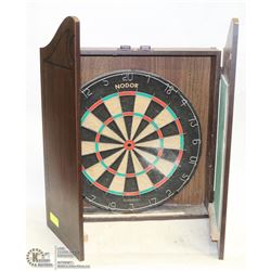 DART BOARD WITH CABINET