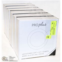 6 NEW FLAT PANEL LED TEAGO PRO-PLUS LIGHTS