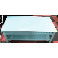 NEW TEAL 26" x 48"x18"H COFFEE TABLE