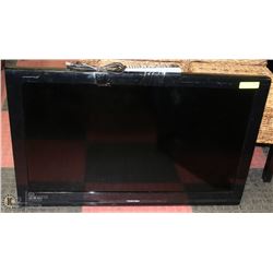 TOSHIBA 40" FLAT SCREEN TV WITH REMOTE-HAS SMALL