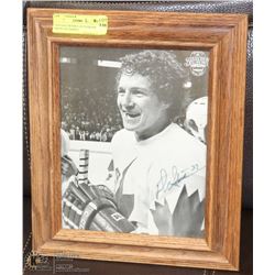 VINTAGE FRAMED AUTOGRAPH PHOTO OF DARRYL