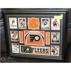 FRAMED PHILADELPHIA FLYERS 16X20 MEMORABILIA