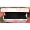 PINK AND WHITE STORAGE TRUNK