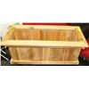 STAINED ALL CEDAR PLANTER BOX , 28X13X10