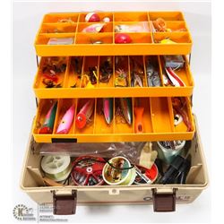 ESTATE OLD PAL TACKLE BOX FULL OF CONTENTS INCL