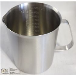 NEW 1000ML STAINLESS STEEL GRADUATED MEASURE