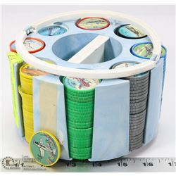 RARE COMPLETE SET OF 200 JELLO AIRPLANE COINS