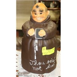 VINTAGE THOU SHALT NOT STEAL COOKIE JAR.