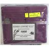 Image 1 : BAMBOO DOUBLE SIZE DARK PURPLE  COMFORT PLUS 1800