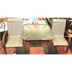 PATIO TABLE WITH 4 CHAIRS
