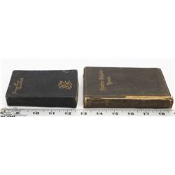 TWO ANTIQUE HYMN BOOKS  1889 & 1891