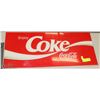 Image 1 : VINTAGE COCA COLA SIGN 2 FEET X 1 FOOT